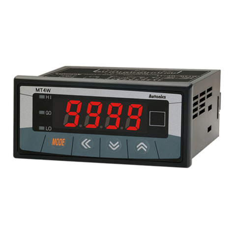 Autonics MT4W Series User manual