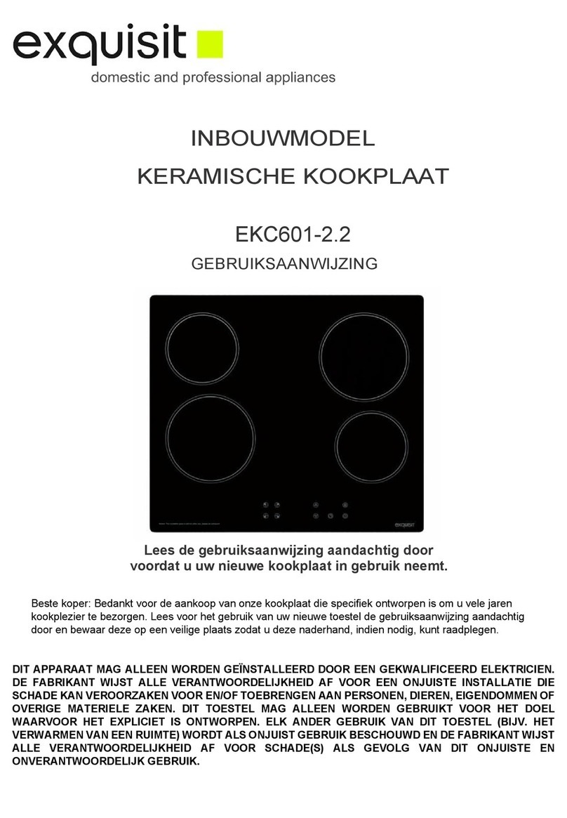 Exquisit EKC 601-2.2 Installation and operation manual