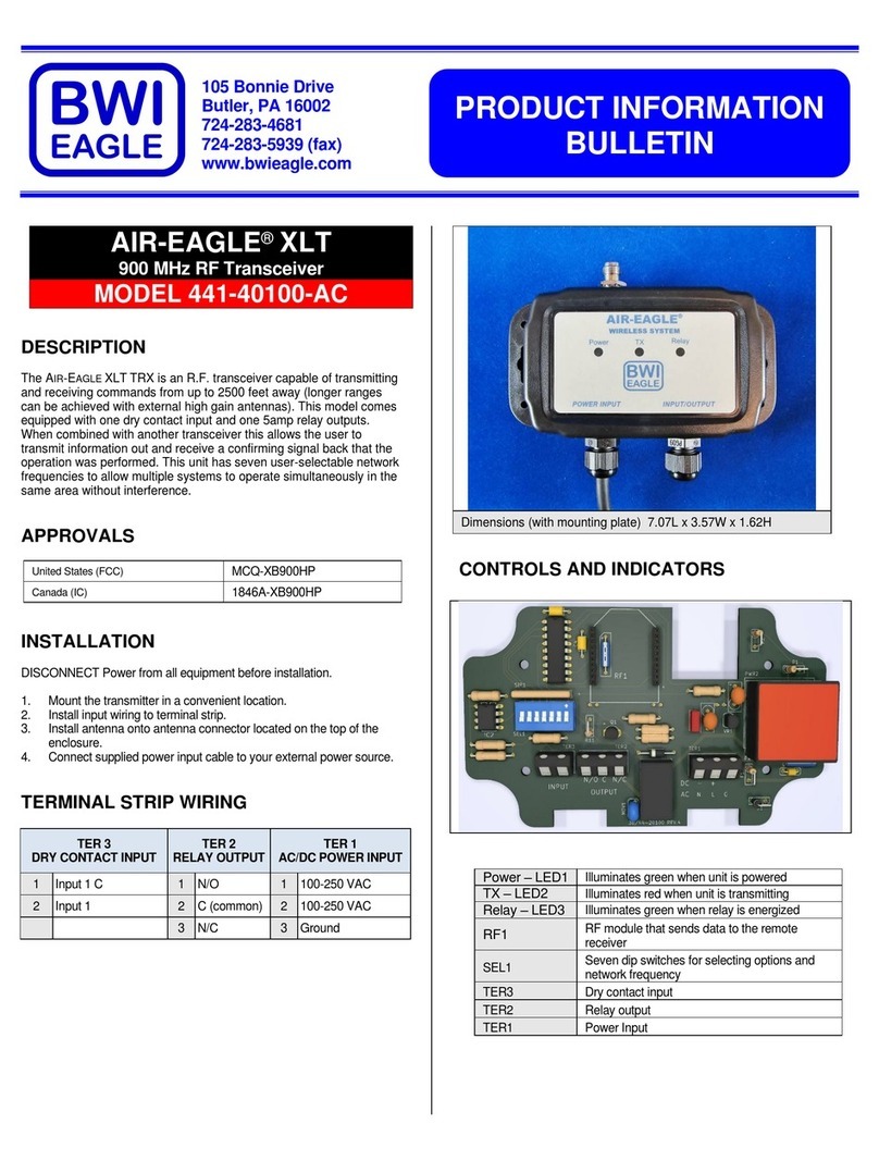 BWI Eagle AIR-EAGLE XLT Manual