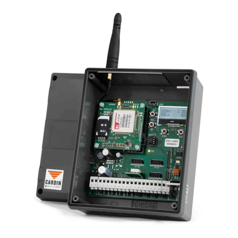 Cardin Elettronica RCQ433-3G User instructions