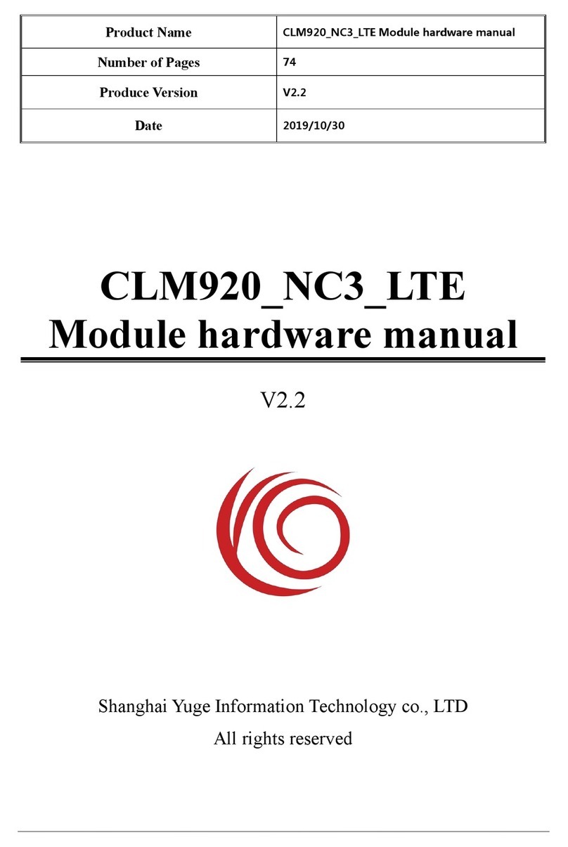 YUGE CLM920 NC3 User manual