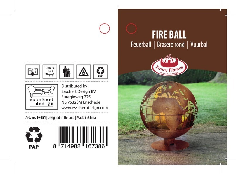 Esschert Design Fancy Flames FIRE BALL User manual
