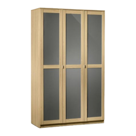 Julian Bowen Limited Strada 3 Door Wardrobe Assembly instructions Julian Bowen Limited Strada 3 Door Wardrobe Assembly instructions