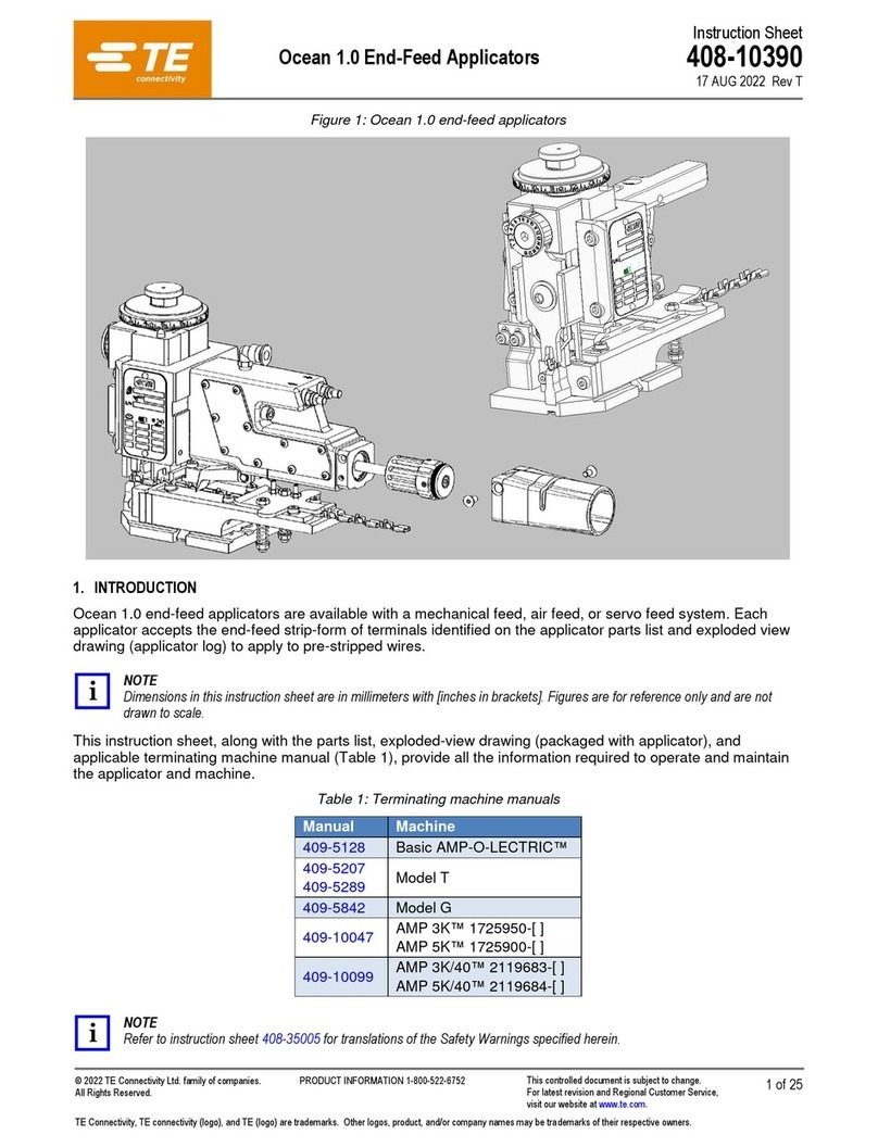 TE Connectivity Ocean 1.0 User manual