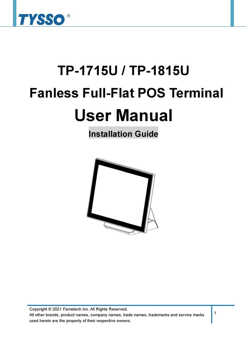 Tysso TP-1715U user manual