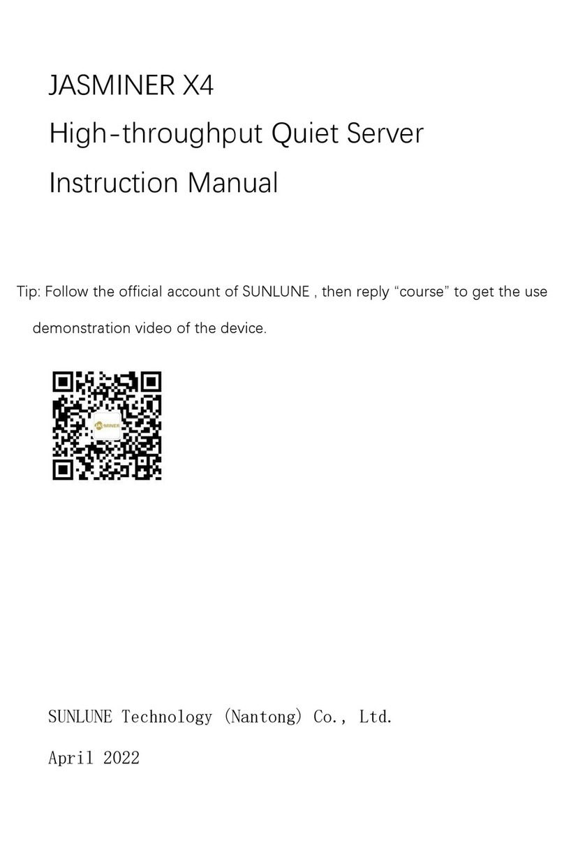 SUNLUNE JASMINER X4 instruction manual