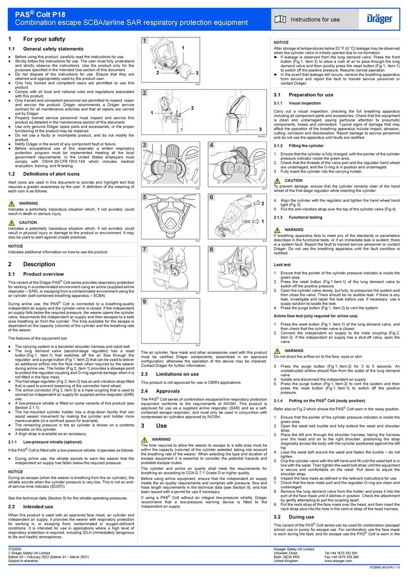 Dräger PAS Colt P18 manual