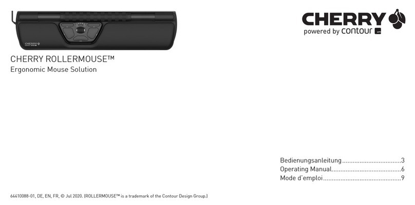 Contour Cherry ROLLERMOUSE operating manual