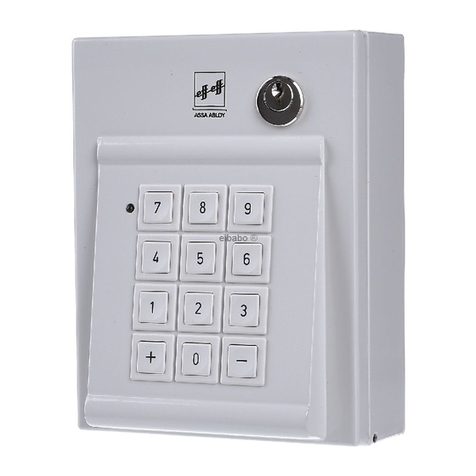 Assa Abloy 421-30-10 Installation and operating instructions
