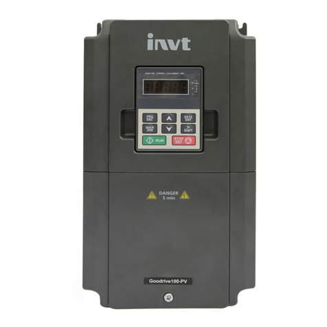 INVT Goodrive100-PV Series User manual