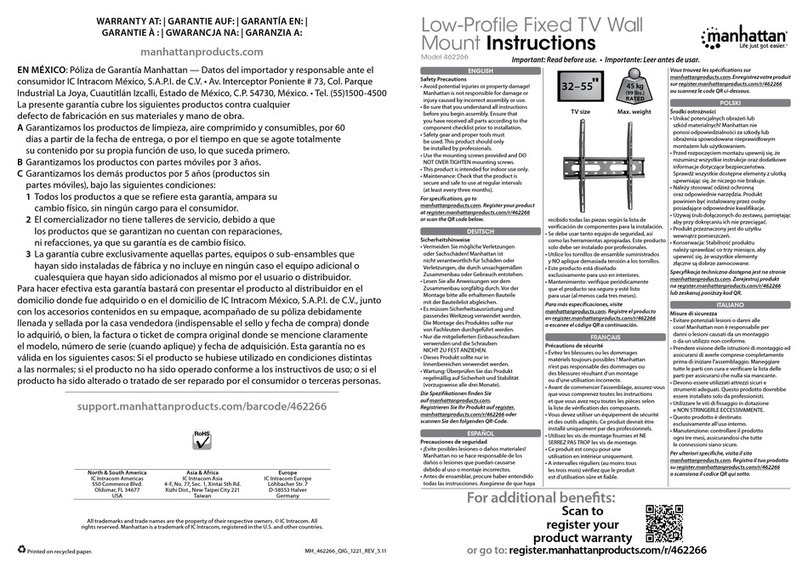 Manhattan 462266 instructions