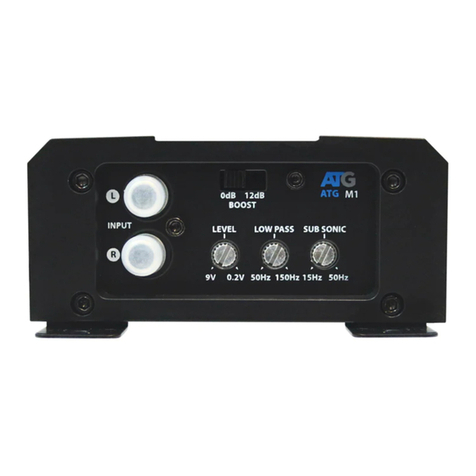 ATG M1 User manual and installation instructiions