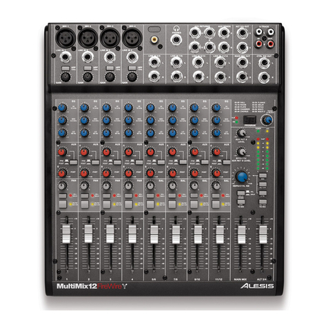 Alesis MultiMix 12 USB Service manual