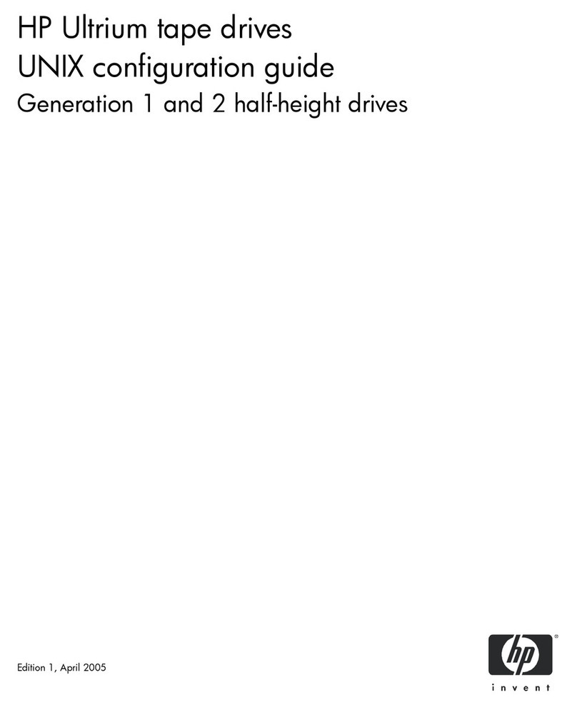 HP Ultrium Drive User manual