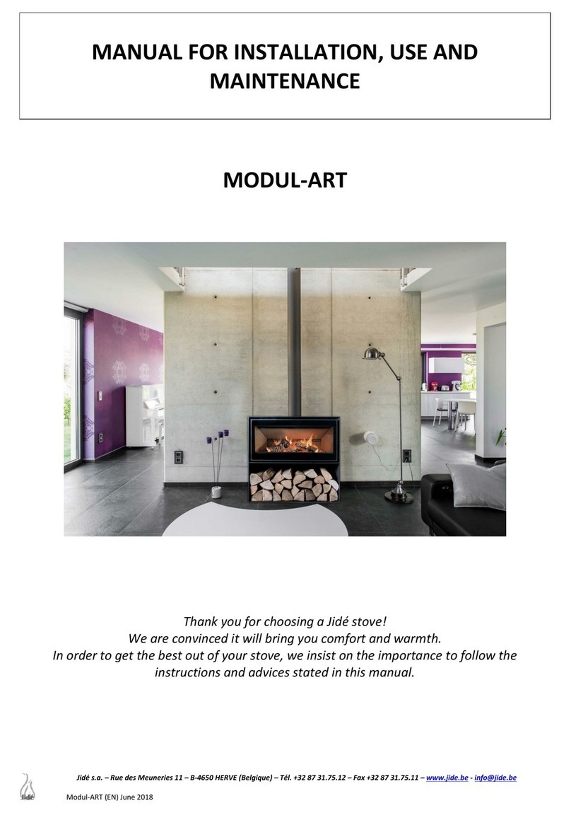 Jide MODUL-ART Manual for installation, use and maintenance