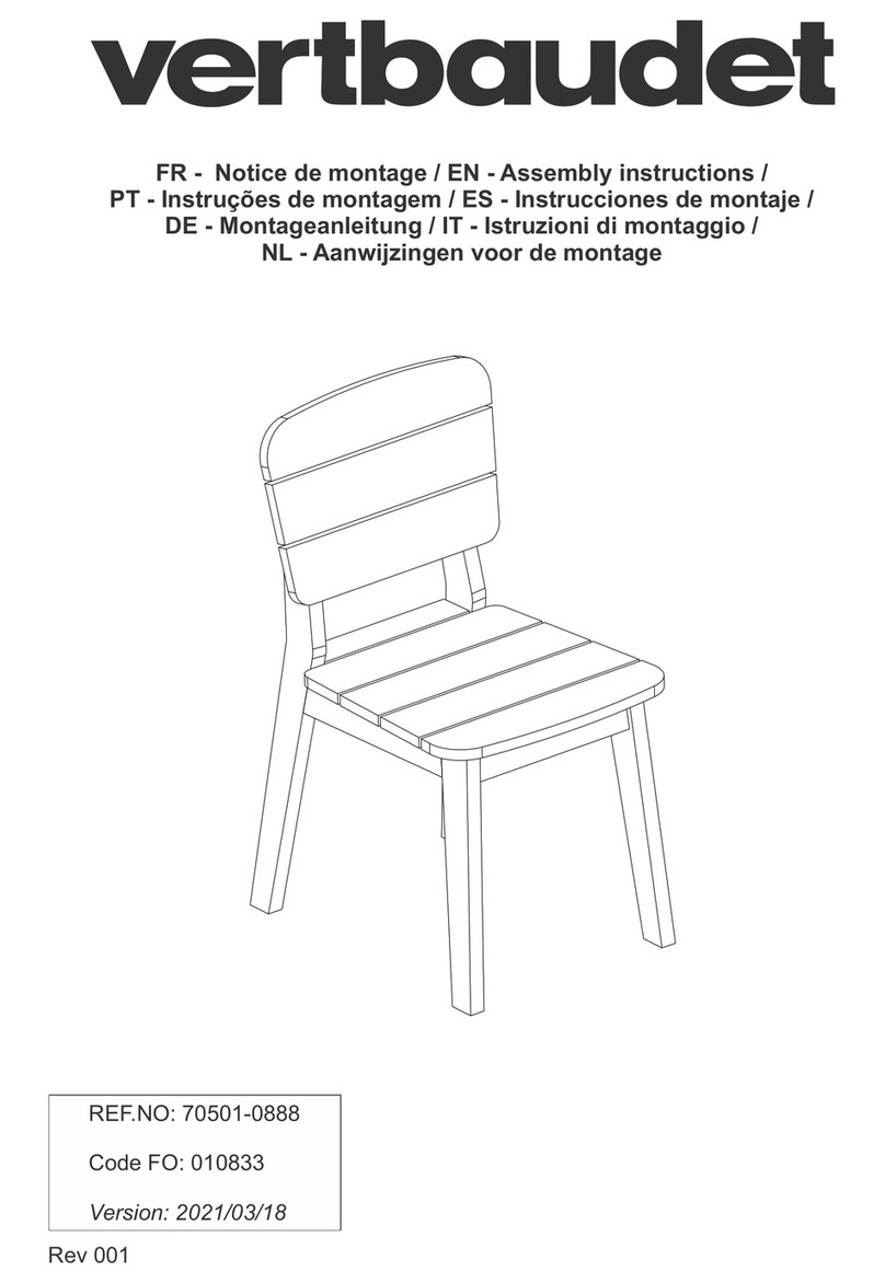 VERTBAUDET 70501-0888 Assembly instructions