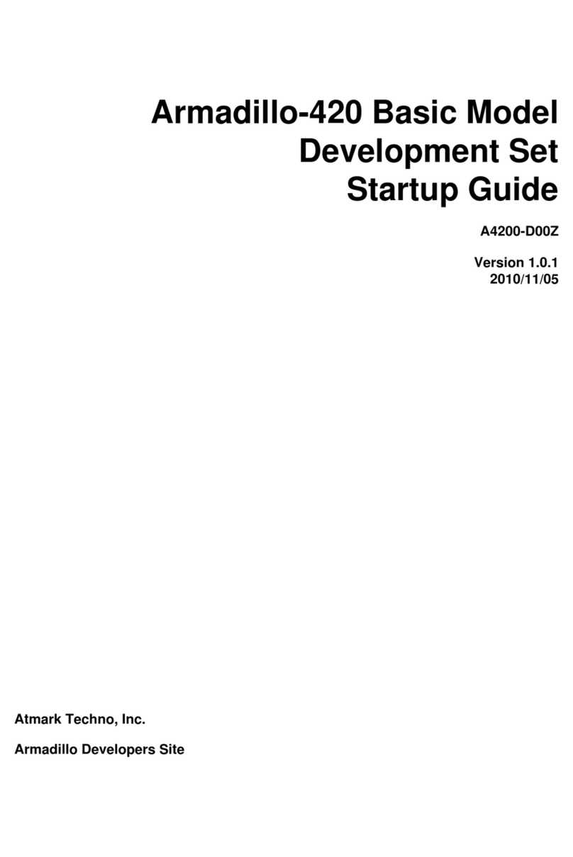 Atmark Techno Armadillo-420 Startup guide