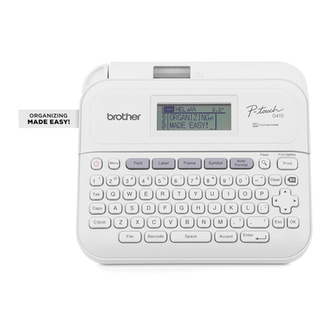 Brother P-touch PT-D410 User manual