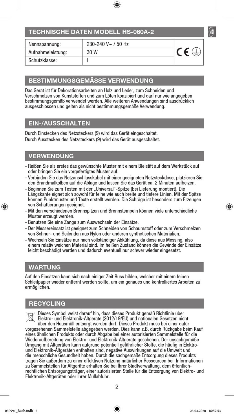 Workzone HS-060A-2 User manual