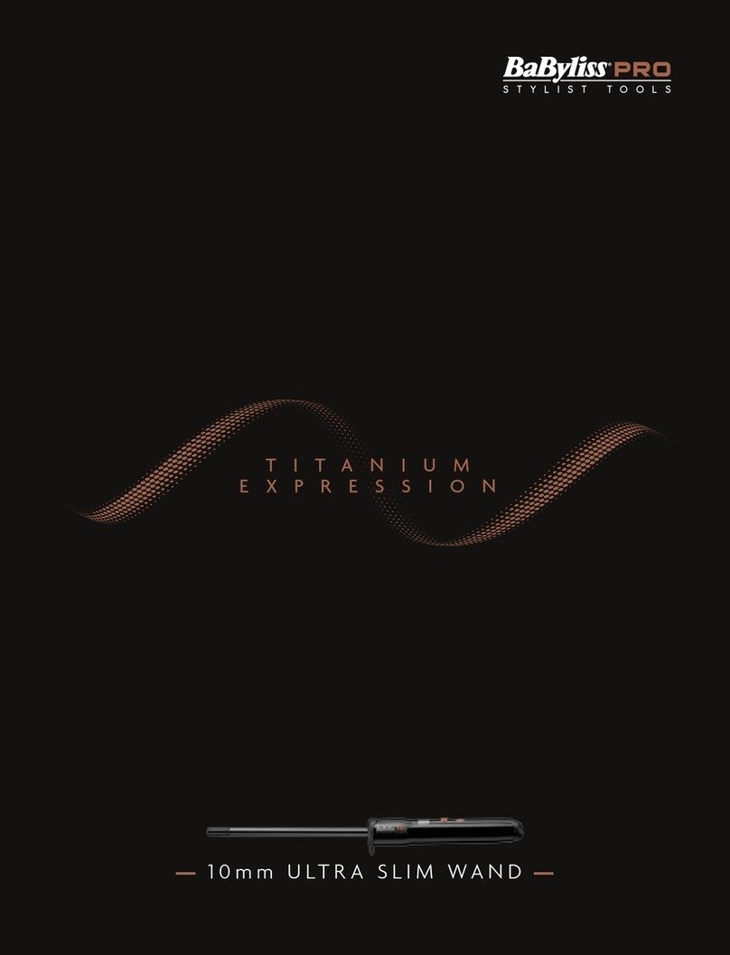 BaByliss PRO TITANIUM EXPRESSION BAB2810U User manual BaByliss PRO TITANIUM EXPRESSION BAB2810U User manual