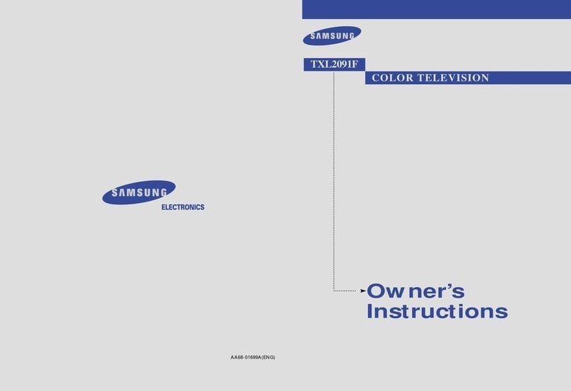Samsung TXL2091F User manual Samsung TXL2091F User manual