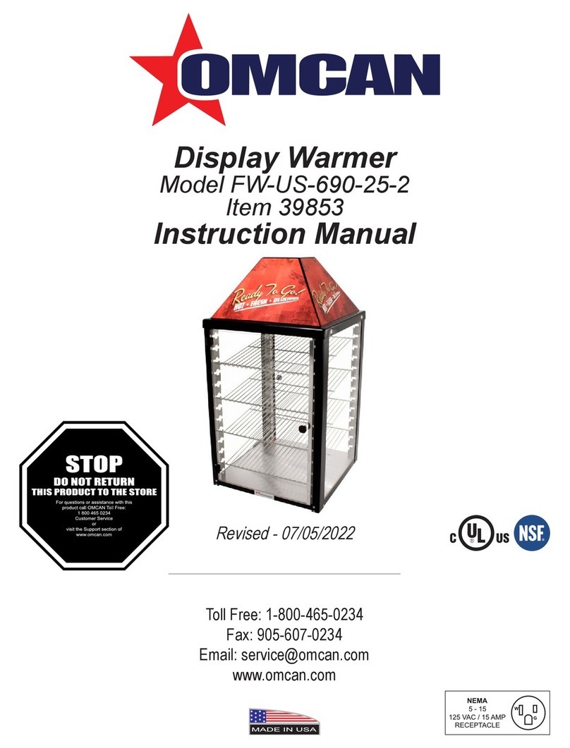 Omcan FW-US-690-25-2 User manual Omcan FW-US-690-25-2 User manual