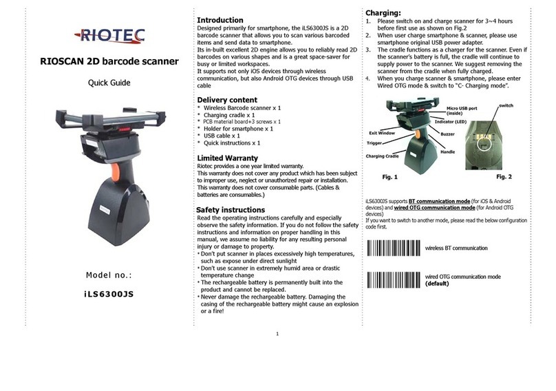 RIOTEC RIOSCAN iLS6300JS User manual
