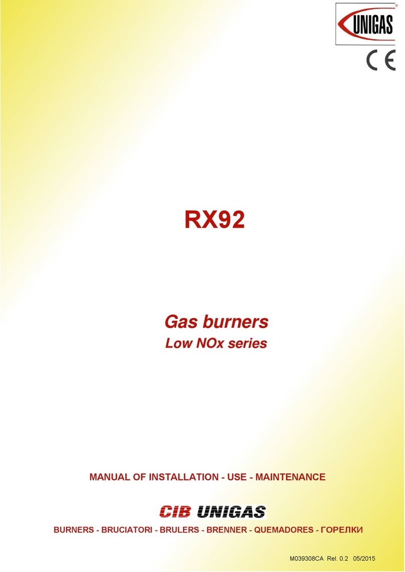 CIB UNIGAS Low NOx Series Operating manual