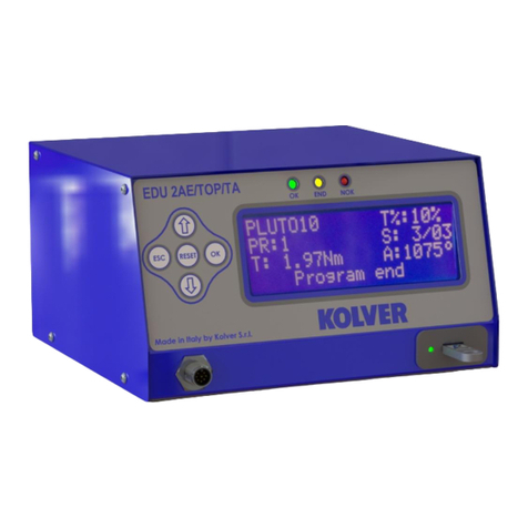 Kolver EDU 2AE/TOP/TA User manual
