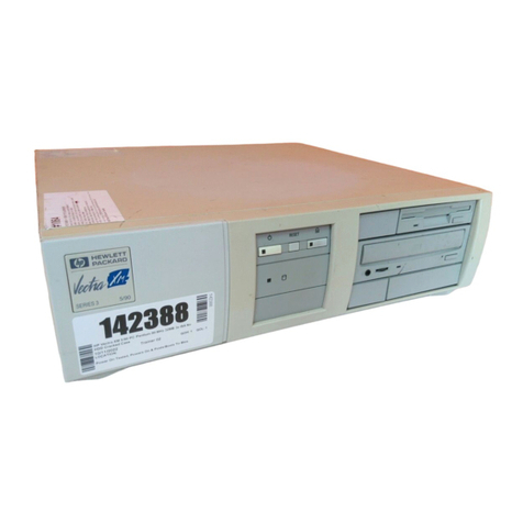 HP Vectra XM 5Series User manual