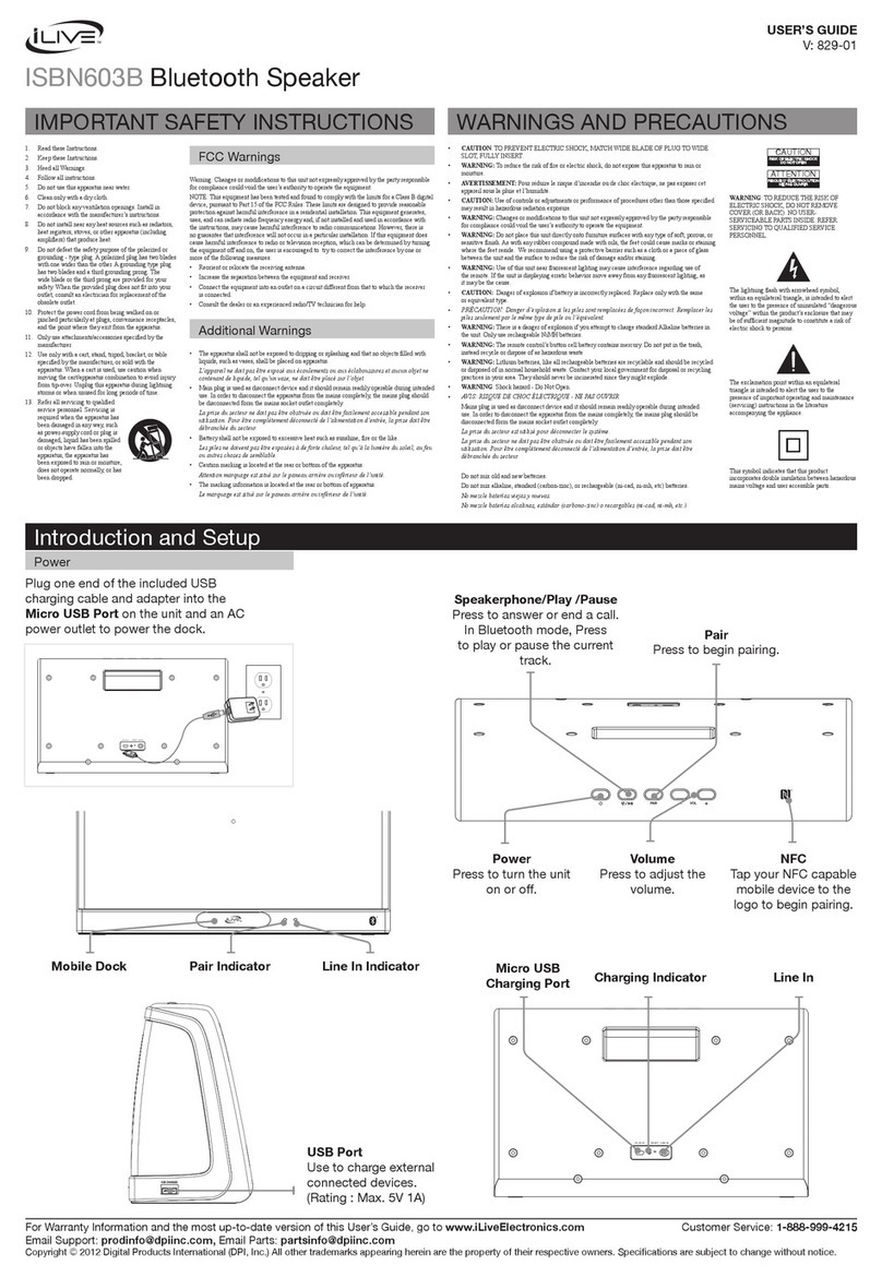 iLive ISBN603B user guide