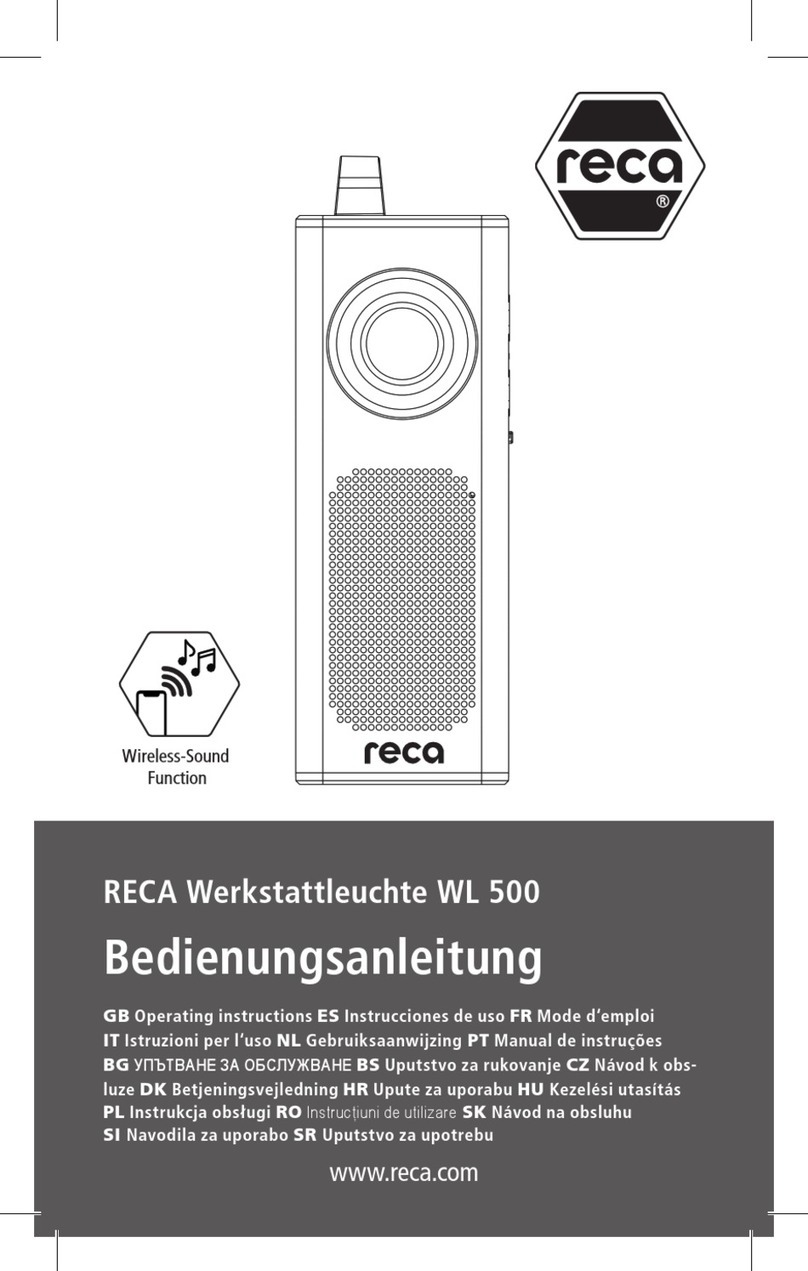 RECA WL 500 manual