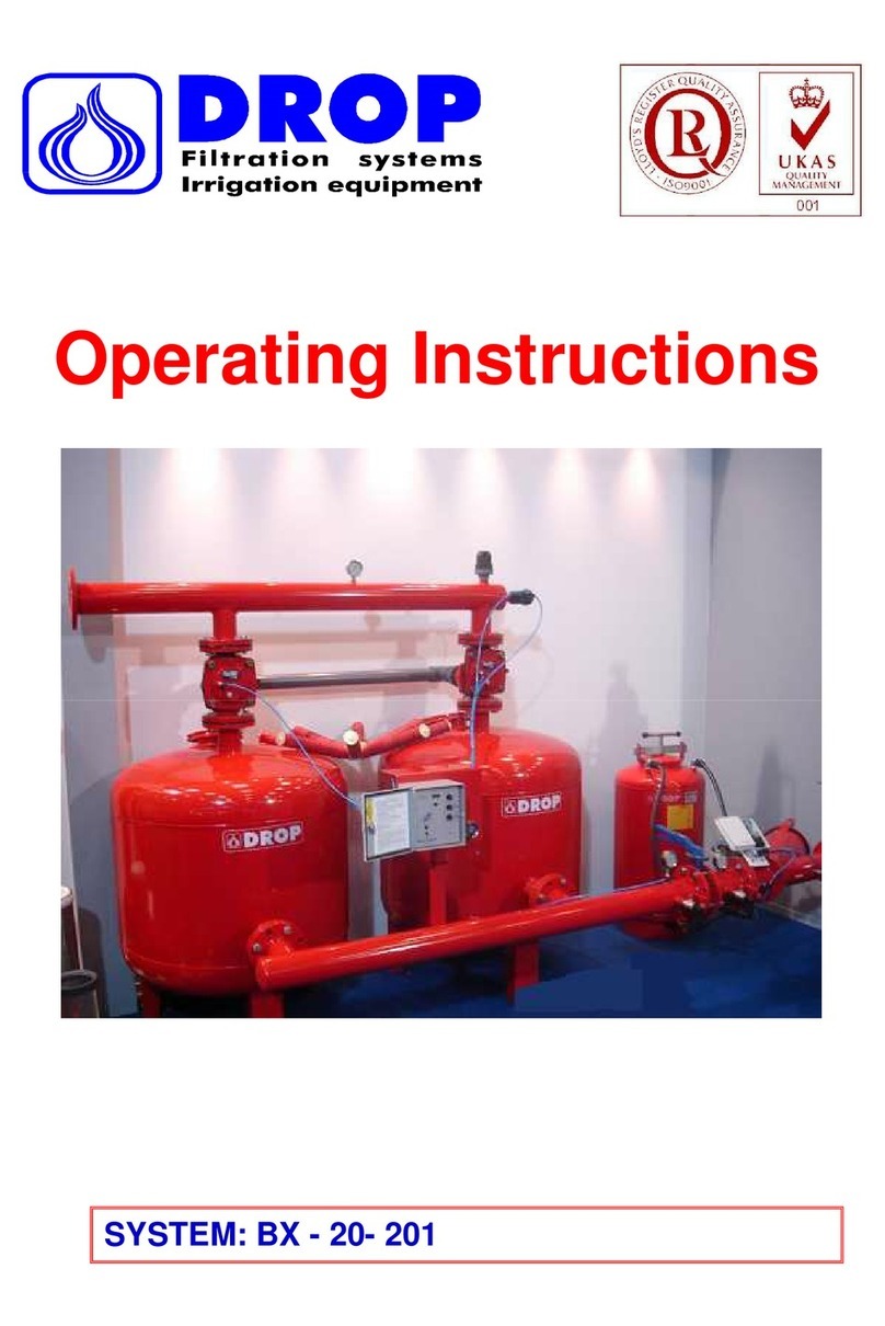 Drop BX-20-201 operating instructions