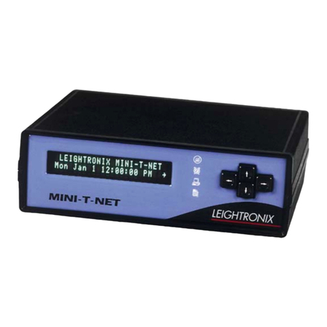 Leightronix MINI-T-NET Installation quick guide