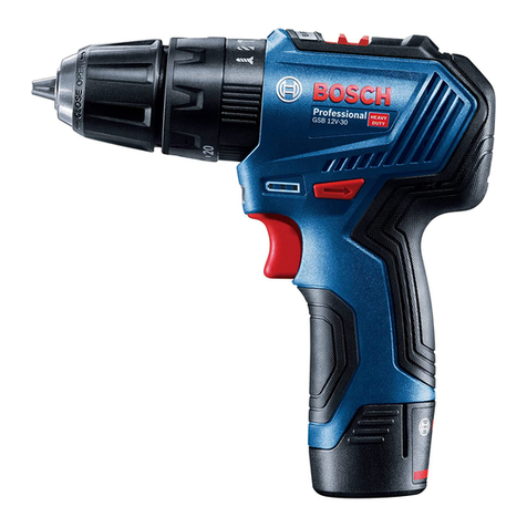 Bosch GSR Professional 12V-30 User manual