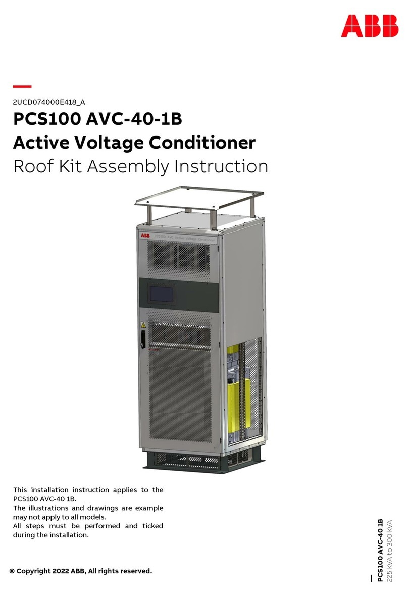 ABB PCS100 AVC-40-1B User manual