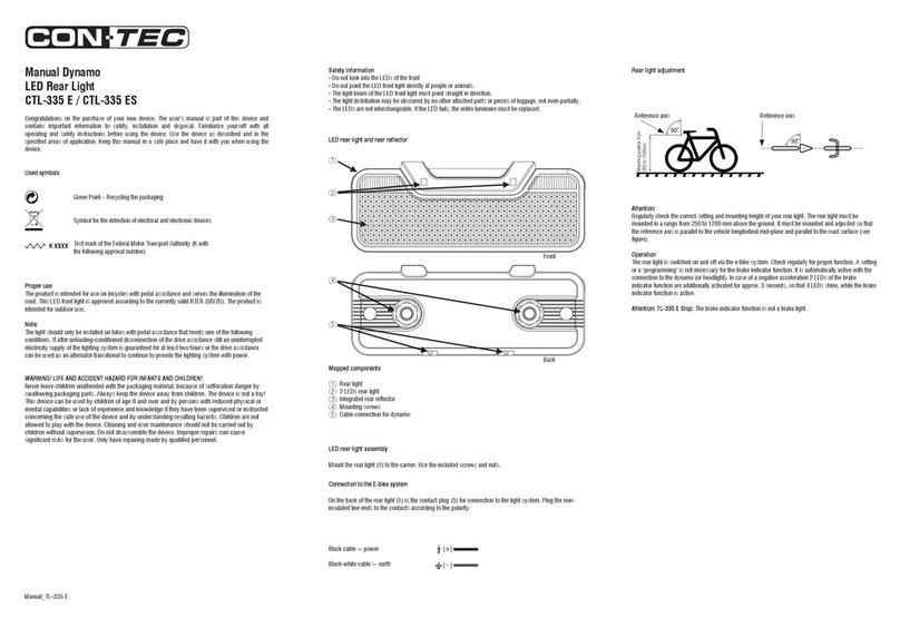 Contec Dynamo CTL-335 E manual
