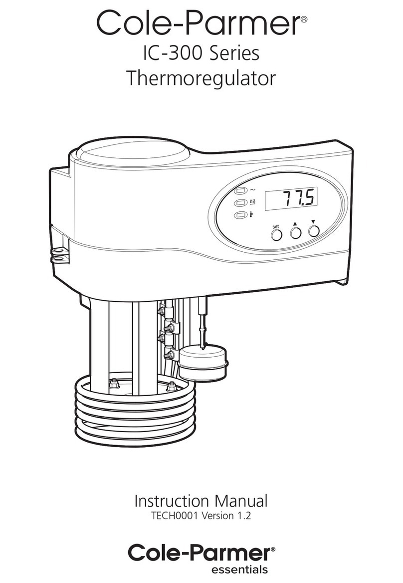 Cole Parmer IC-300 Series instruction manual Cole Parmer IC-300 Series instruction manual