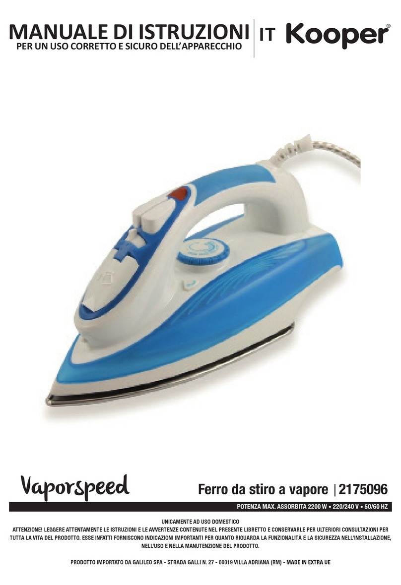 Kooper Vaporspeed 2175096 User instructions Kooper Vaporspeed 2175096 User instructions