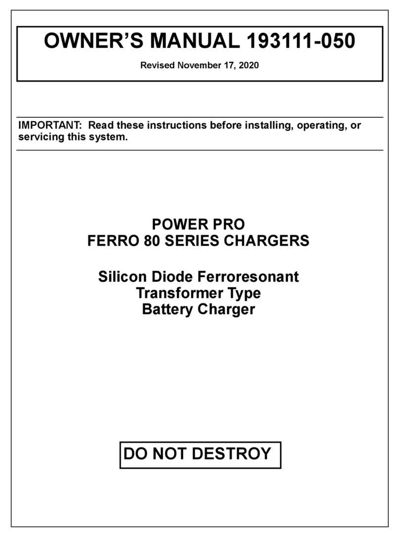 Ametek POWER PRO FERRO 80 Series User manual