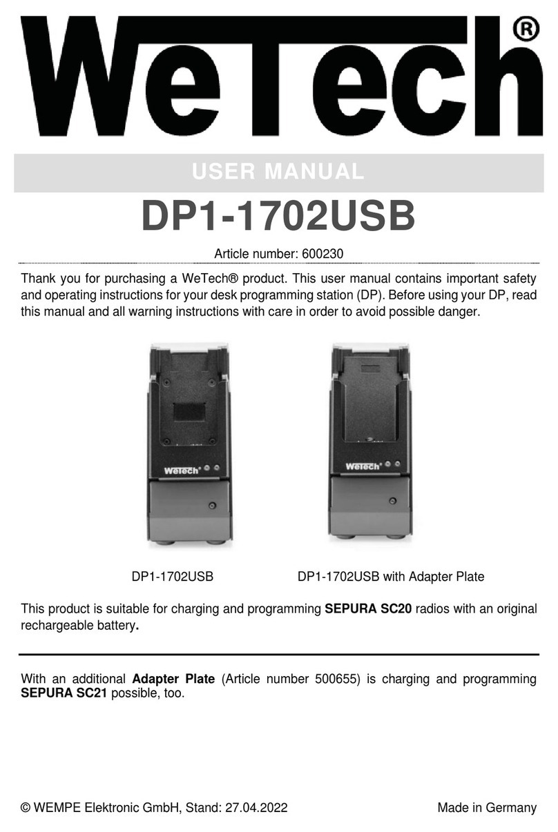 WeTech DP1-1702USB user manual