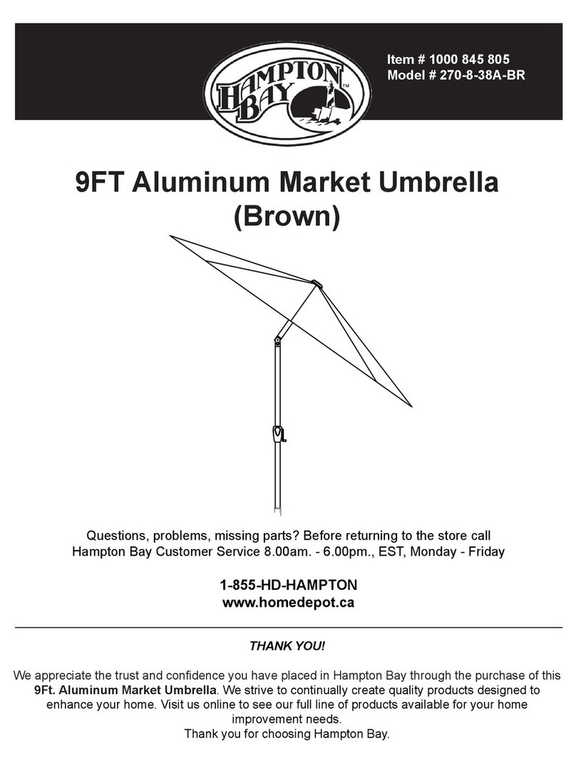 HOMEDEPOT HAMPTON BAY 270-8-38A-BR Assembly instructions