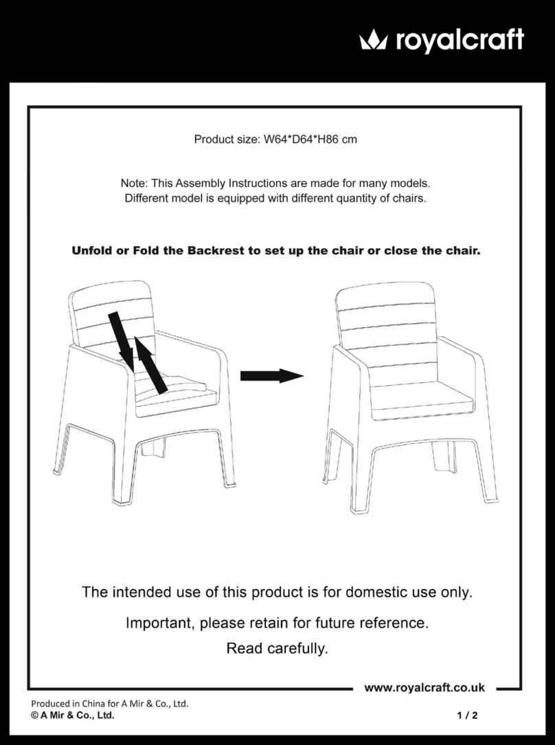 Royalcraft Faro User manual Royalcraft Faro User manual