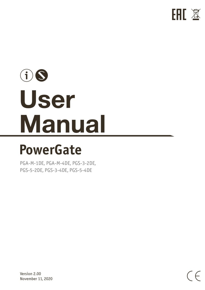 Sundrax PowerGate PGA-M-1DE user manual