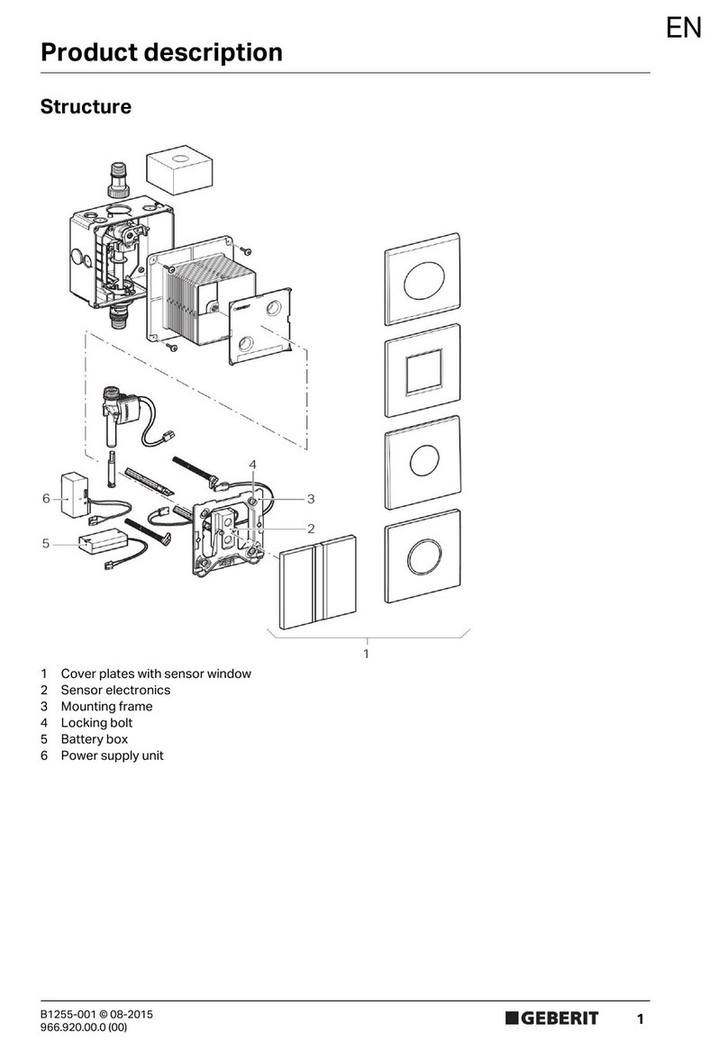 Geberit Sigma30 Technical specifications