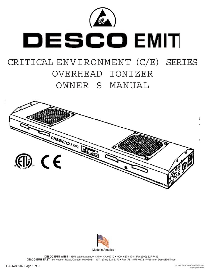 Desco EMIT C/E Series owner's manual Desco EMIT C/E Series owner's manual