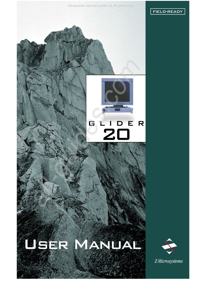 Z Microsystems GLIDER 20 User manual Z Microsystems GLIDER 20 User manual