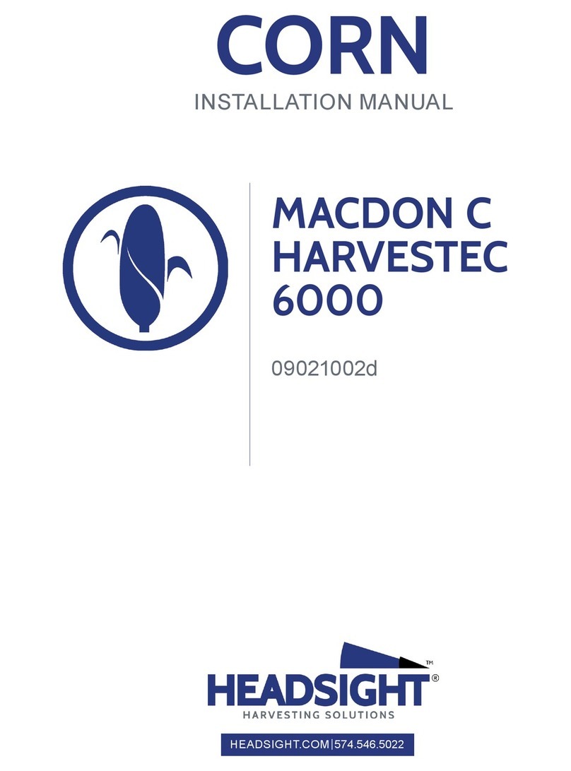 CORN MACDON C HARVESTEC 6000 User manual