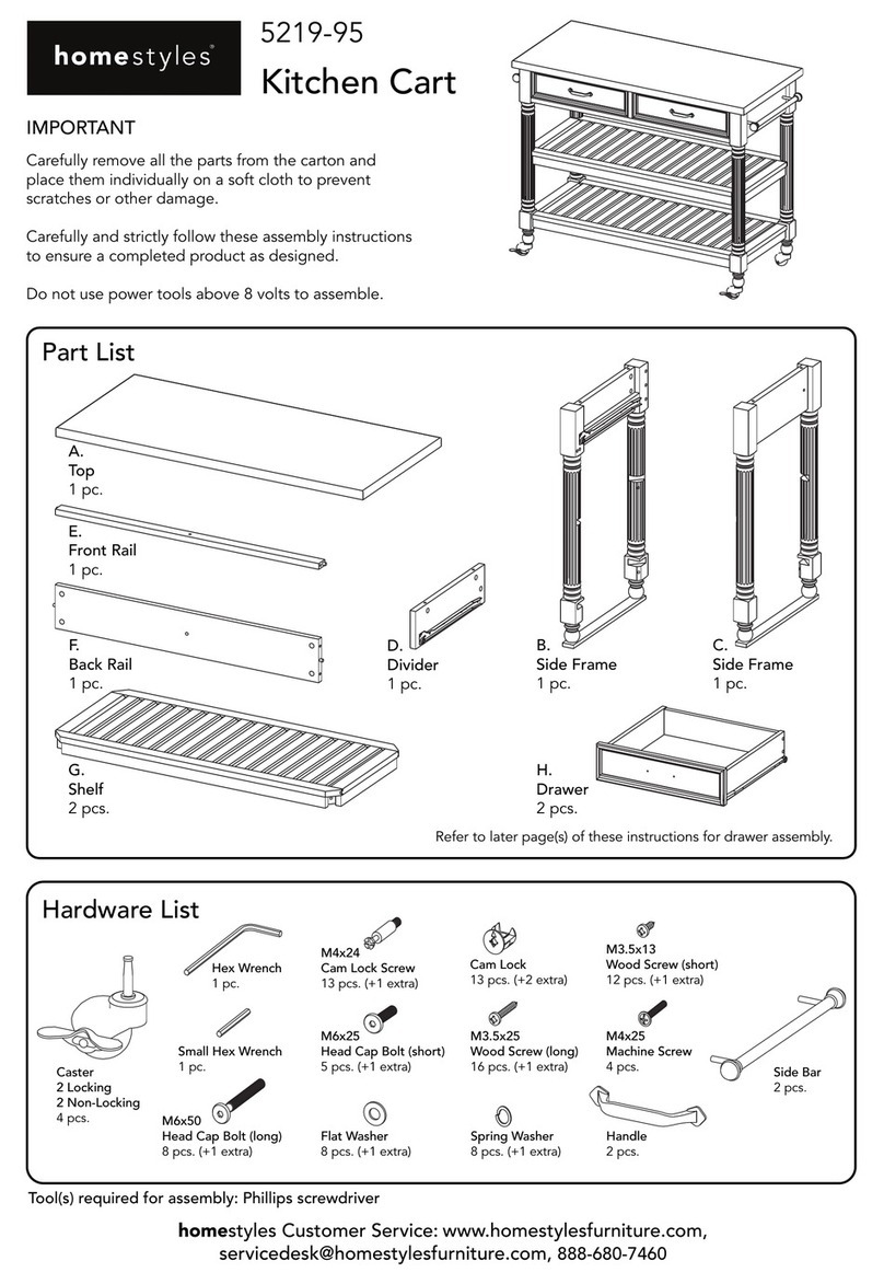Home Styles 5219-95 User manual
