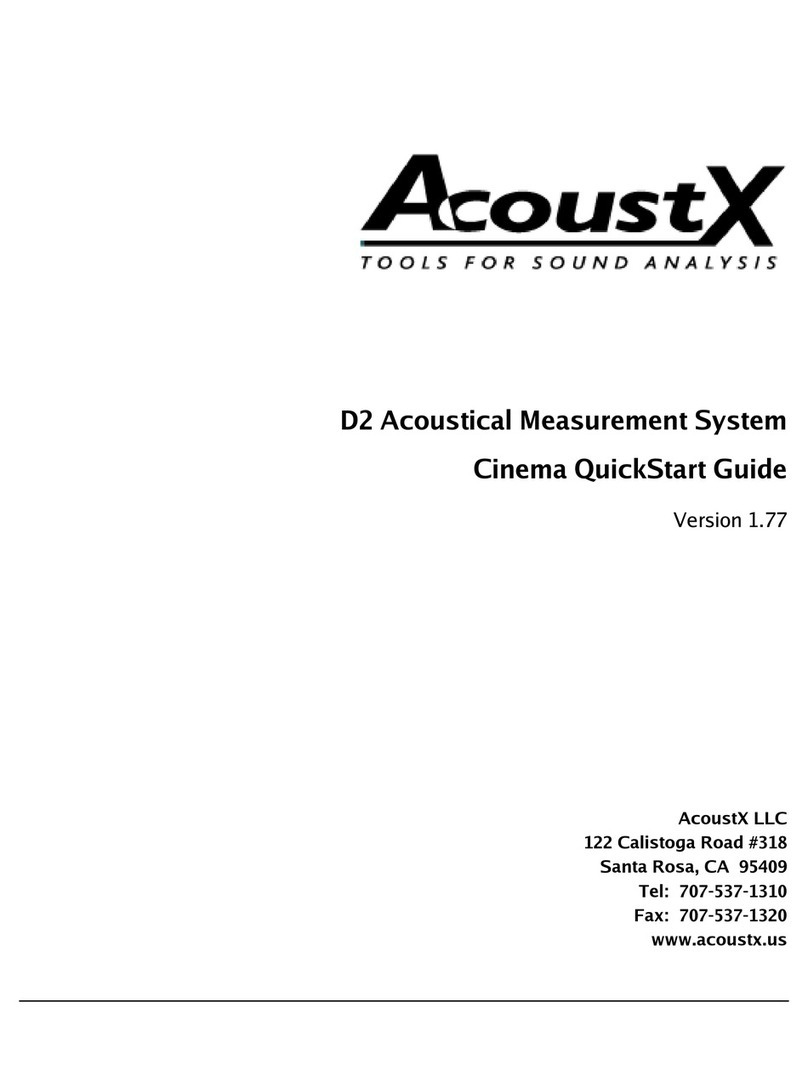AcoustX D2 quick start guide